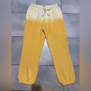 Style & Co. Yellow Ombre Jogger Sweatpants – Medium – NWT